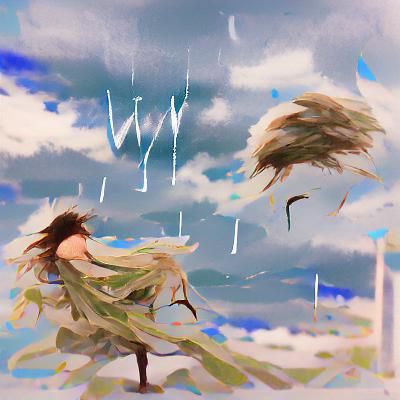 Crying Wind Visualized by AI
