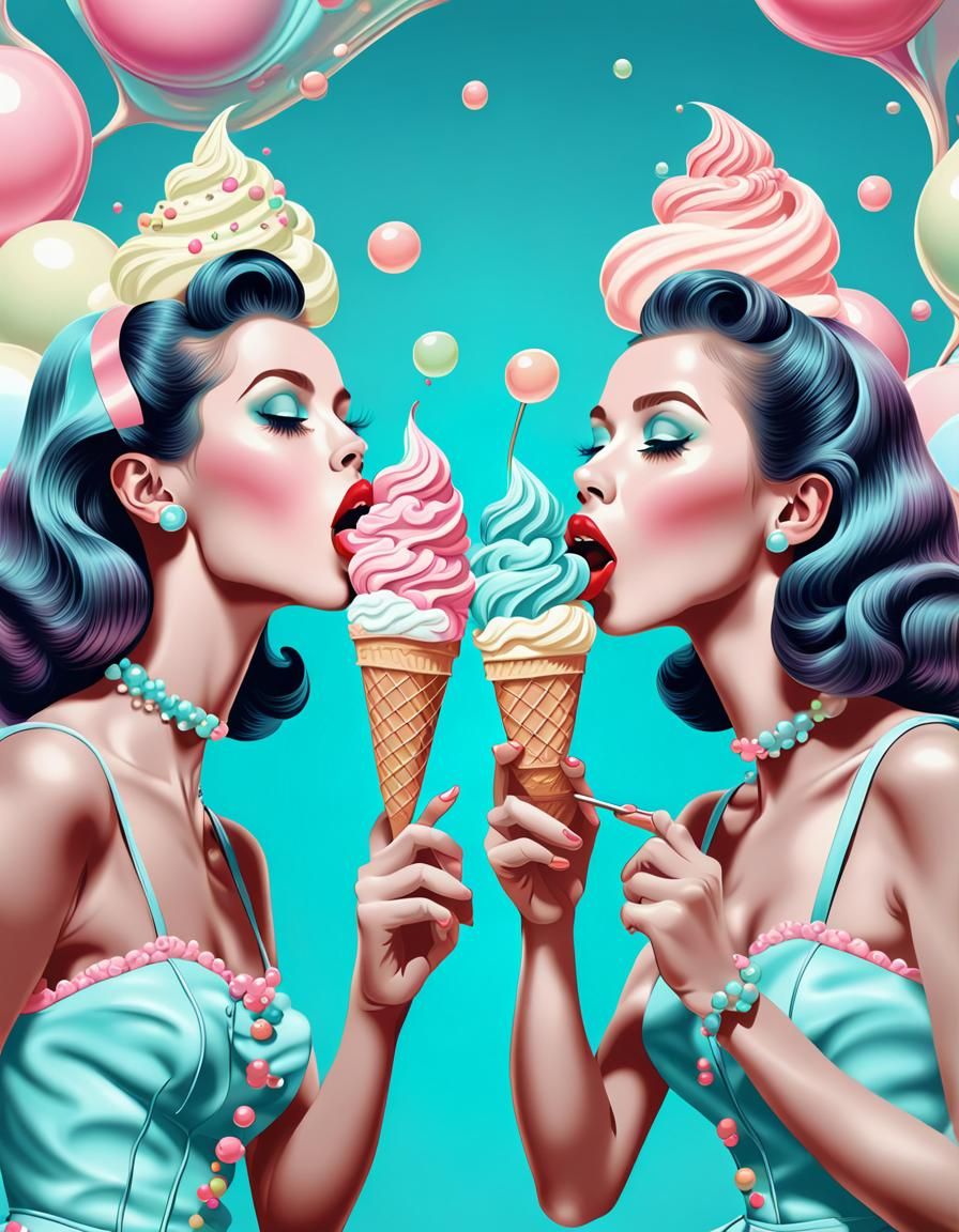 - 50's Ice Cream Fun -