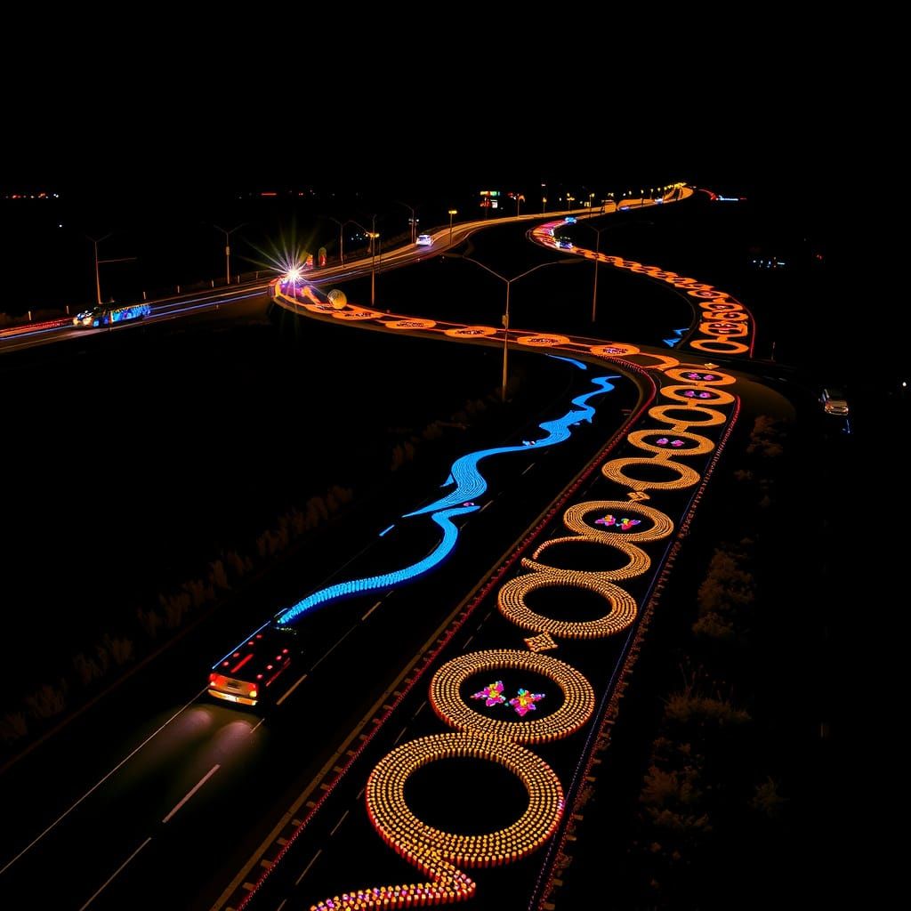 Vibrant Métis Beadwork Highway Transformations