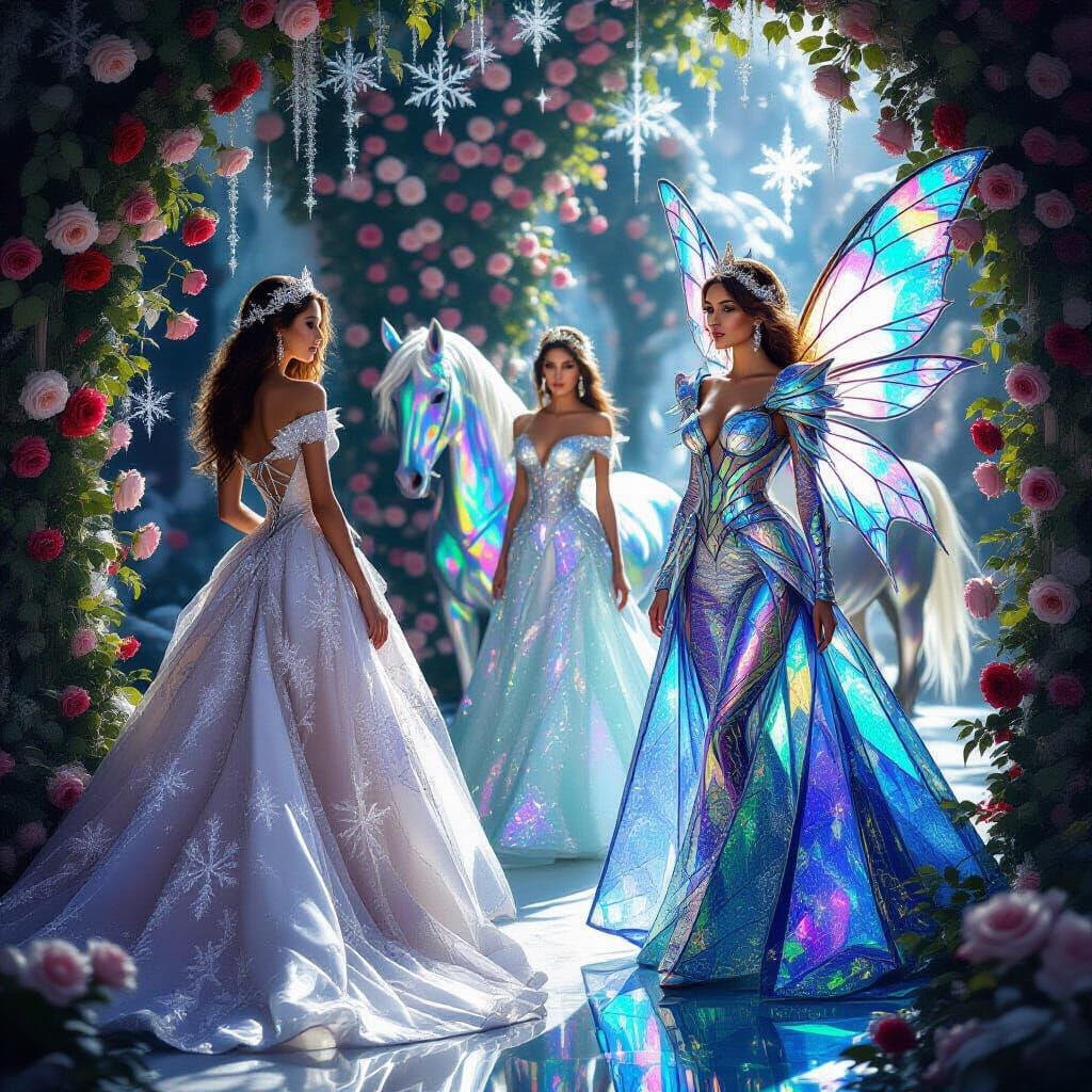 Dichroic Queen Fairy Arrives in Ethereal Glass Attire