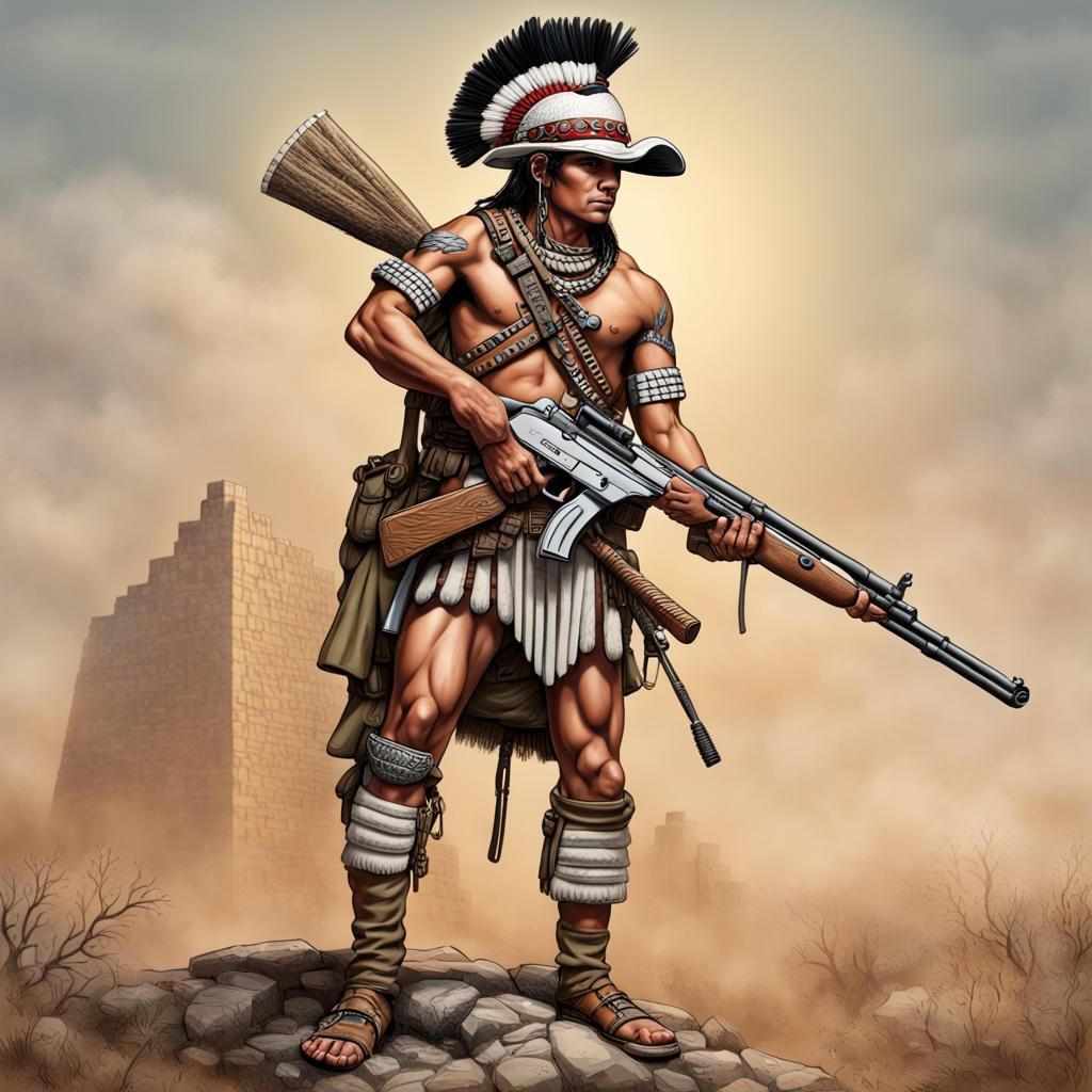 Aztec Minuteman with Modern Rifle