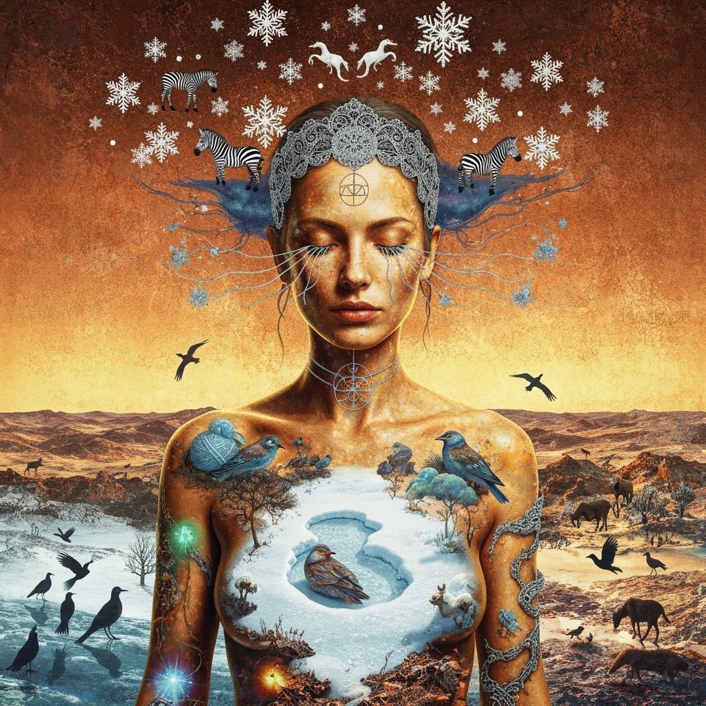 Shamanic Frozen Oasis with Music Labyrinth