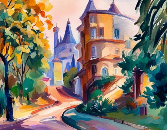 Mental Wellness in Gouache Impressionist Style