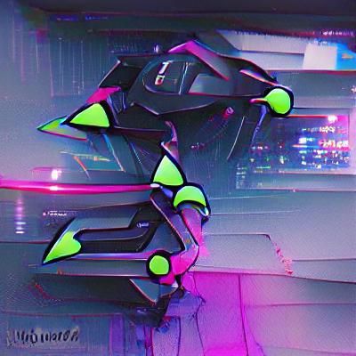 Abstract Neon Design in a Glowing Aesthetic