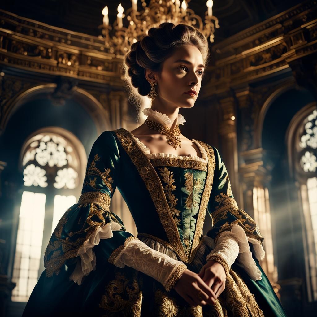 Woman in 18th-Century Dress, Velázquez Style