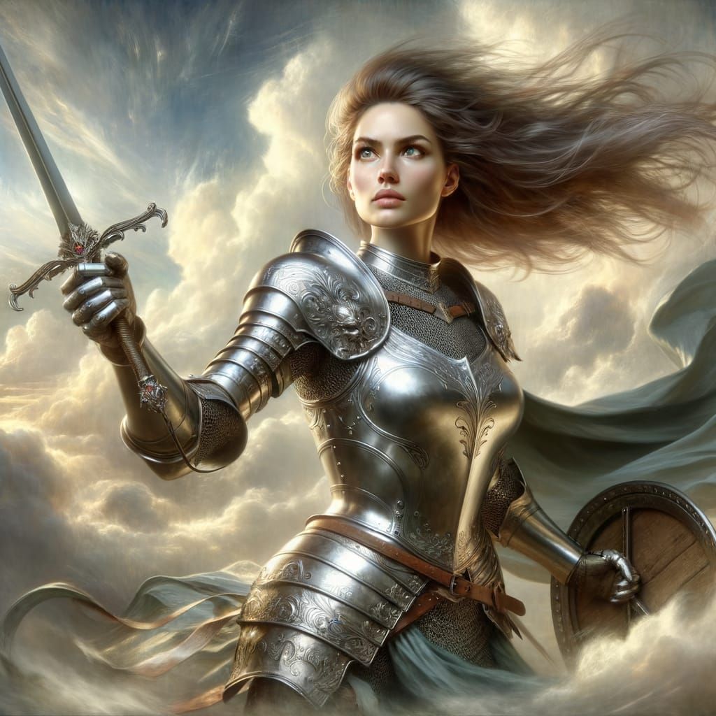 Female celestial knight