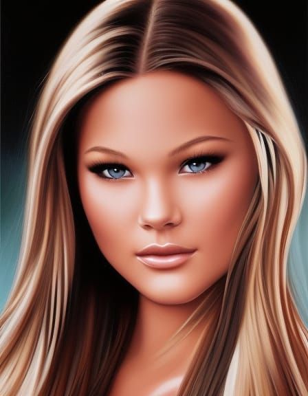 Fantasy Portrait of a Beautiful Young Woman