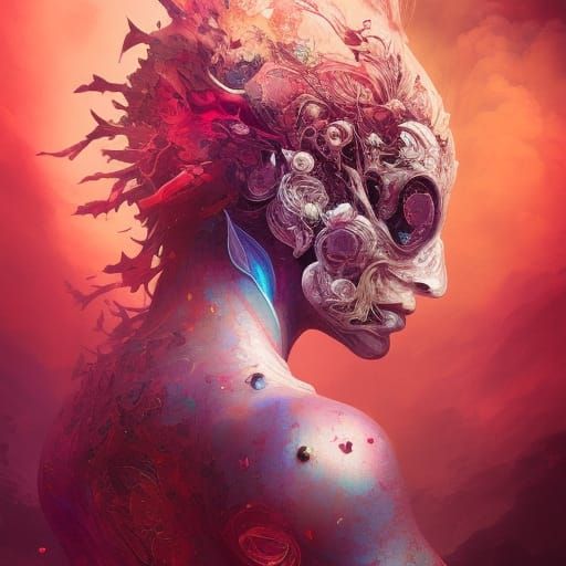 Dark Fantasy Warrior in Hyper-Realistic Digital Art