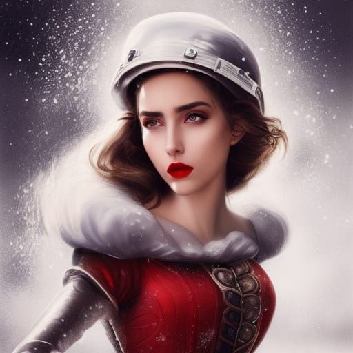 Ana de Armas as Firefighter: Fantasy Magazine Cover
