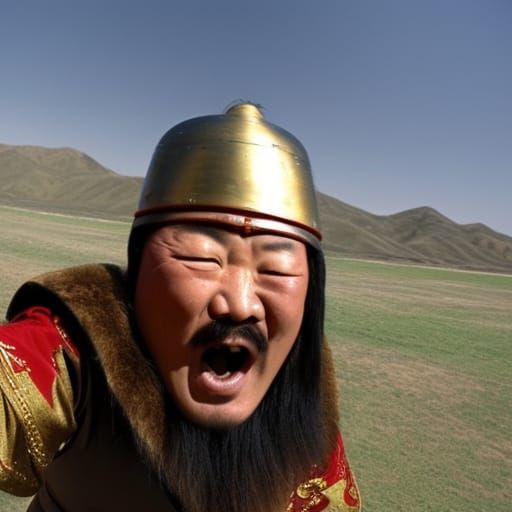 Genghis Khan Takes a Battlefield Selfie