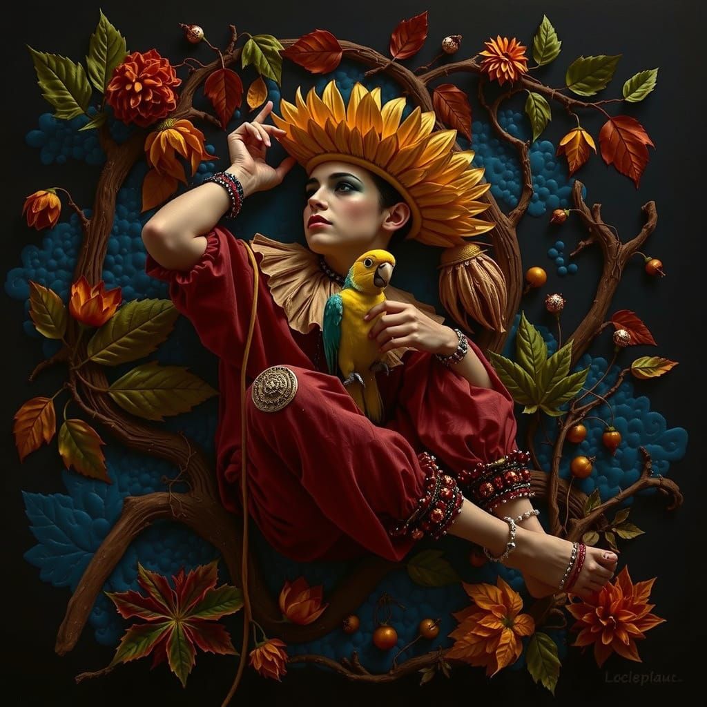 Chimaera of Life and Death in Rough Glamor Style