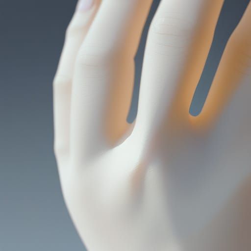 Person Holding Blank Slate in Low-Poly Art Style