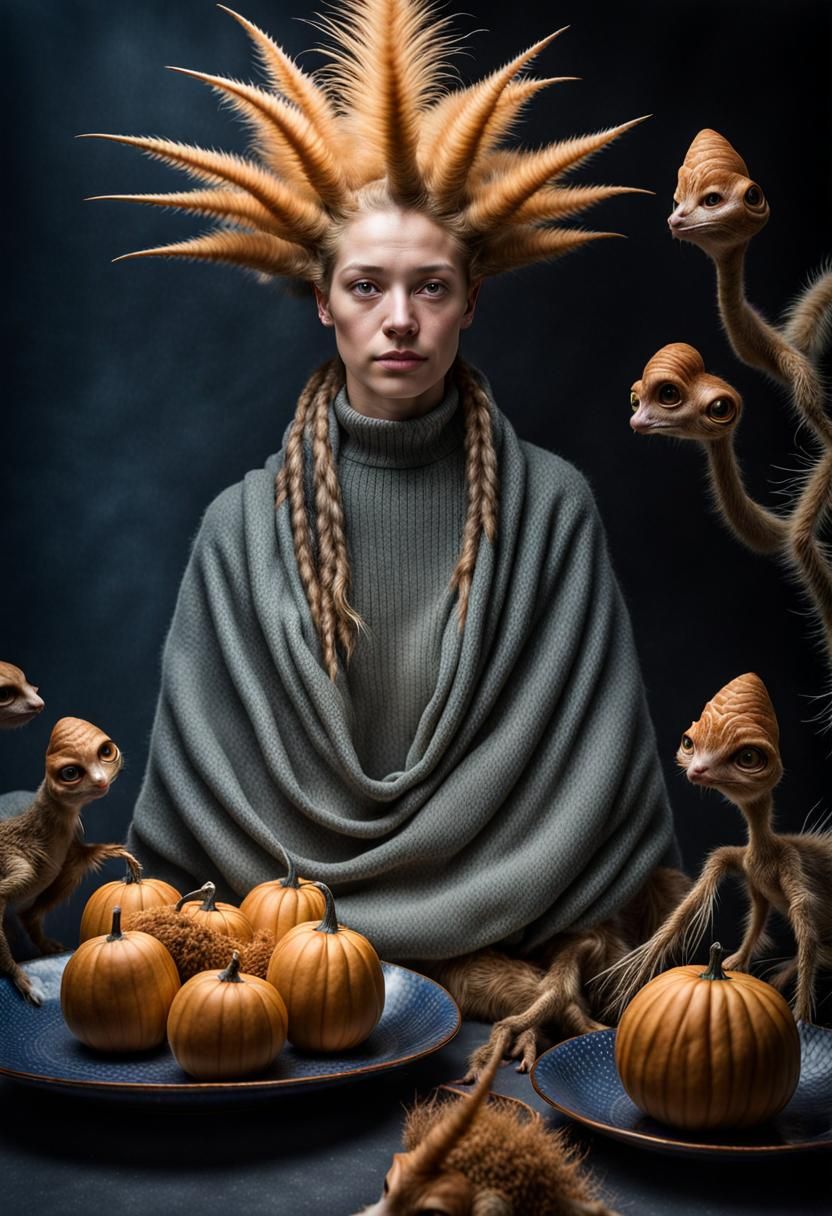 Magical Portraits of Humans, Aliens, and Pets
