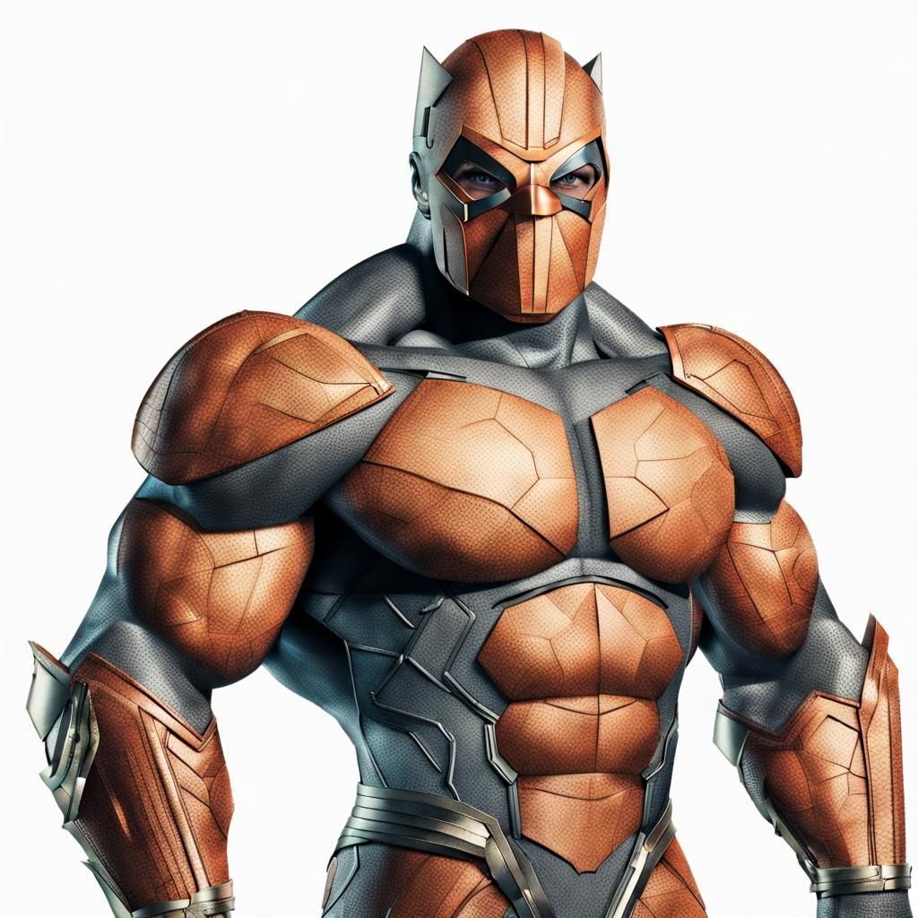 Classic Superhero Illustration