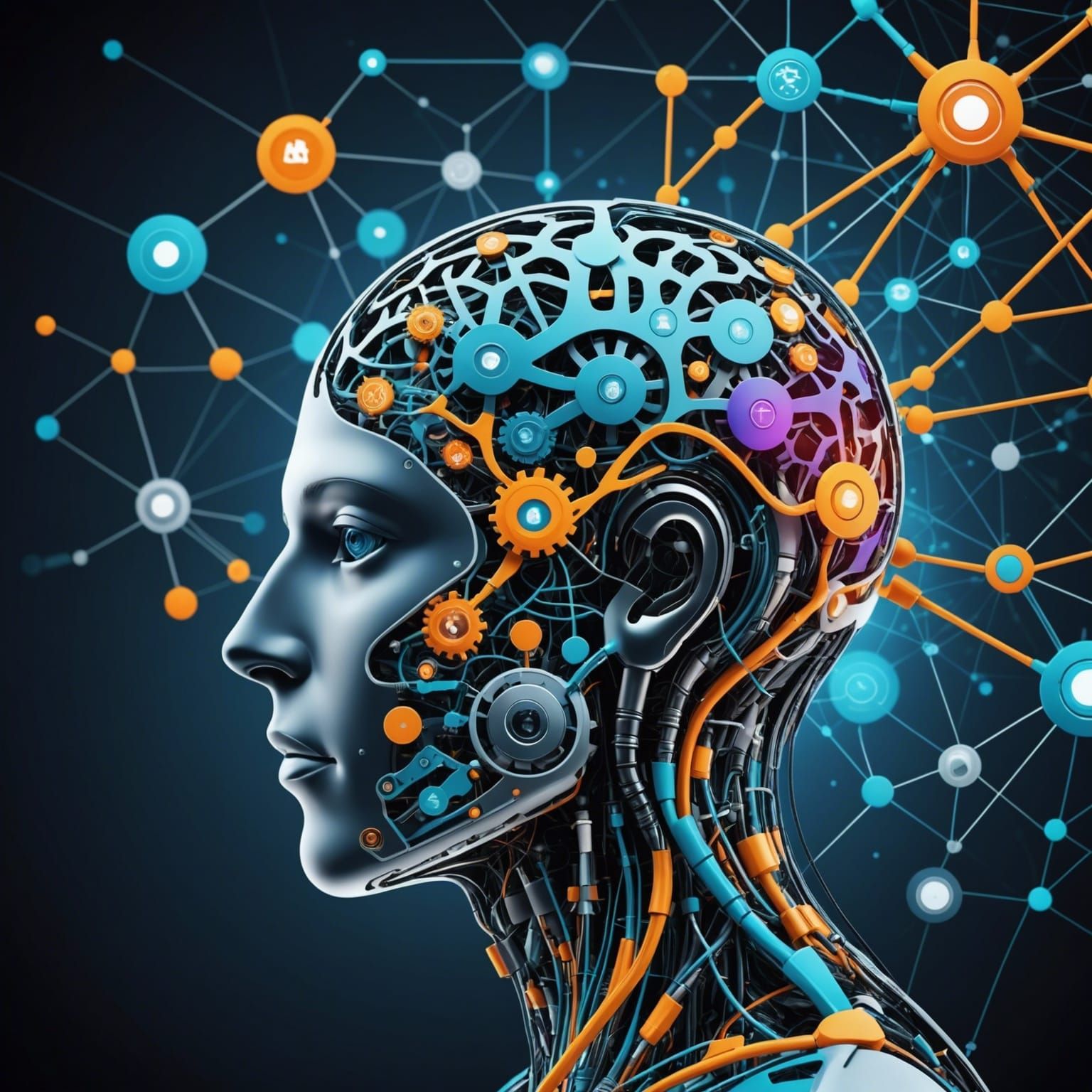 AI Neural Network and Human Brain Fusion