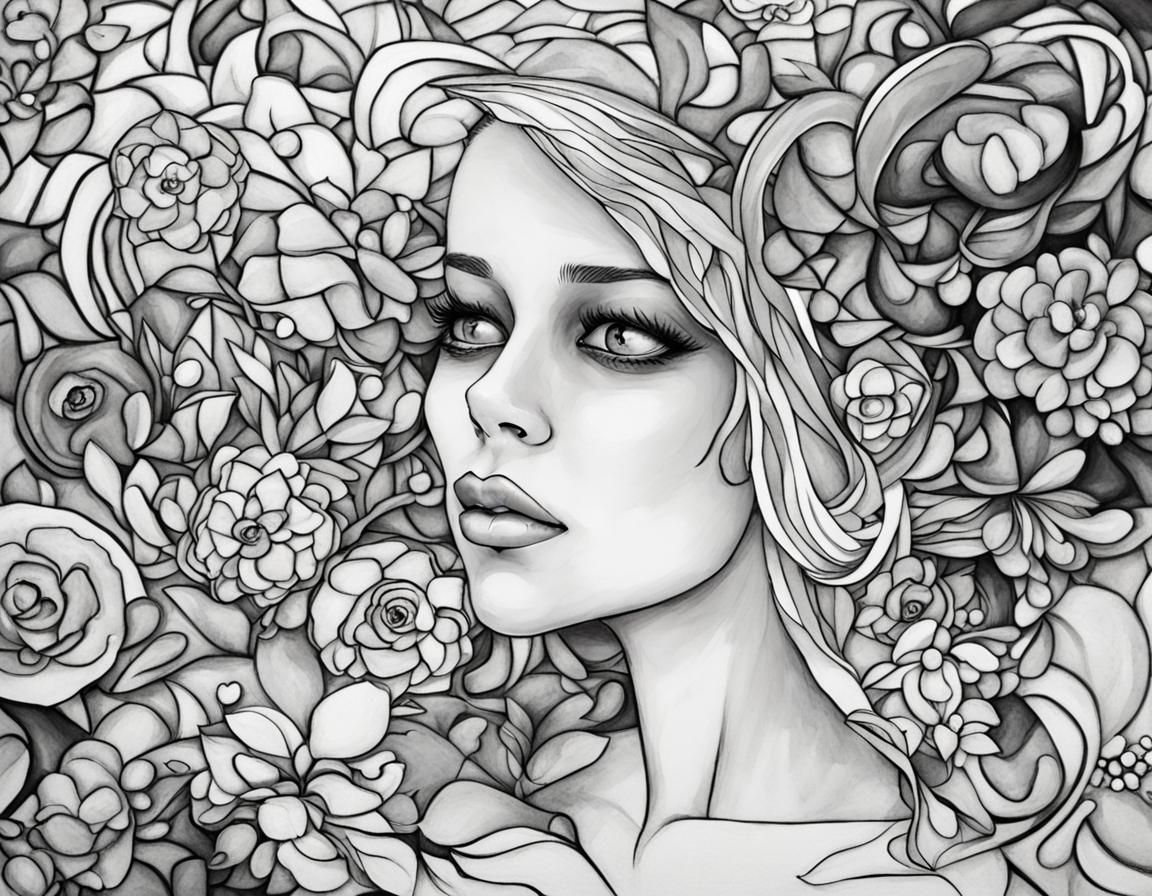 Minimalist Abstract Painting of Organic Shapes