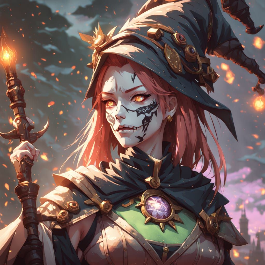 Gwen Tennyson as Mummified Witch in 3D Anime Art