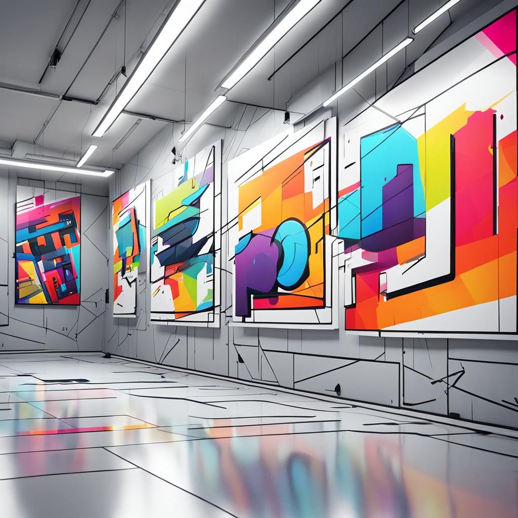 Name Tag on Art Studio Wall in Concept Art