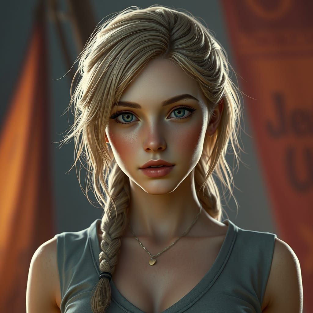 Ethereal Fantasy Maiden in Rich, Vibrant Hues