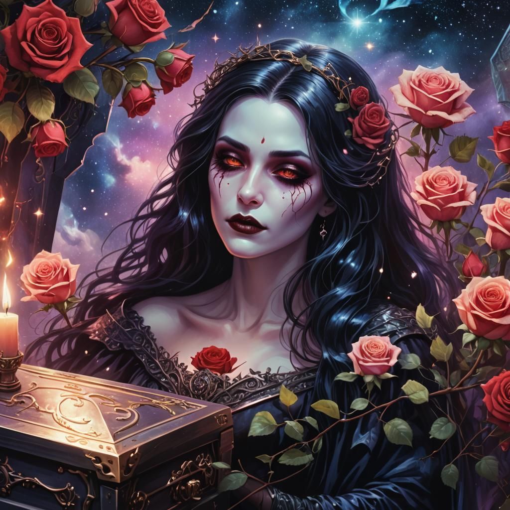 Goth vampire woman 3