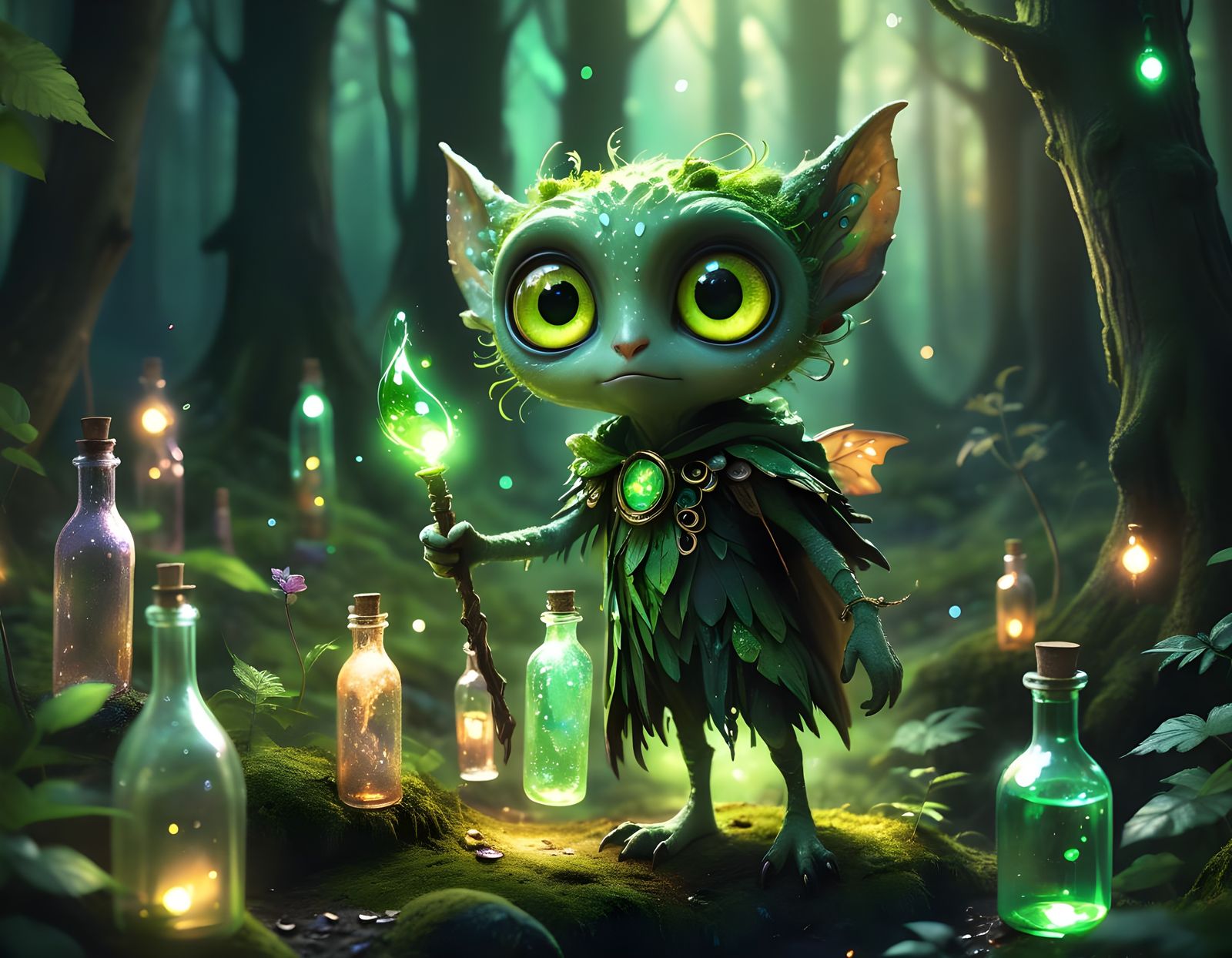 Magical Fantasy Creature, (Best Quality, Masterpiece, Repres...