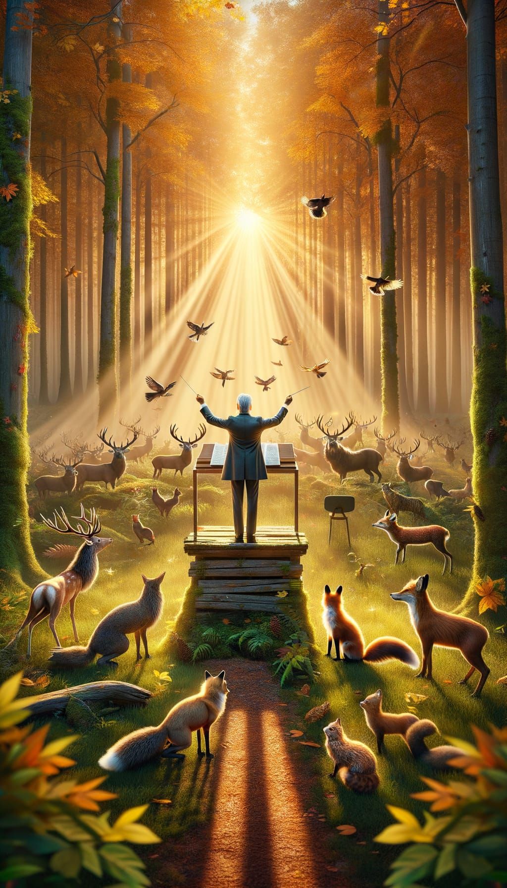 Conductor of the Enchanted Forest Symphony