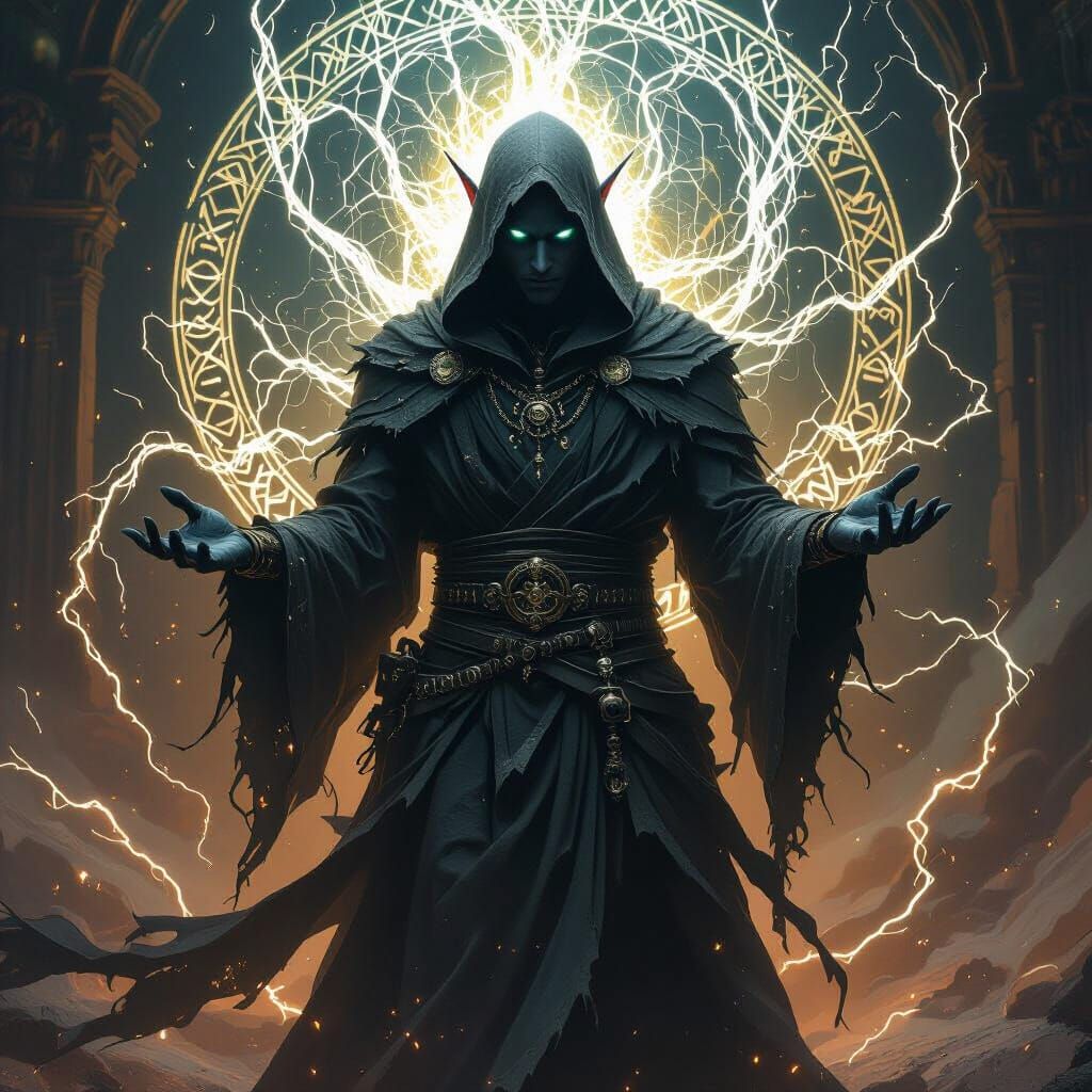 Visilith, the Dark Elf Archmage