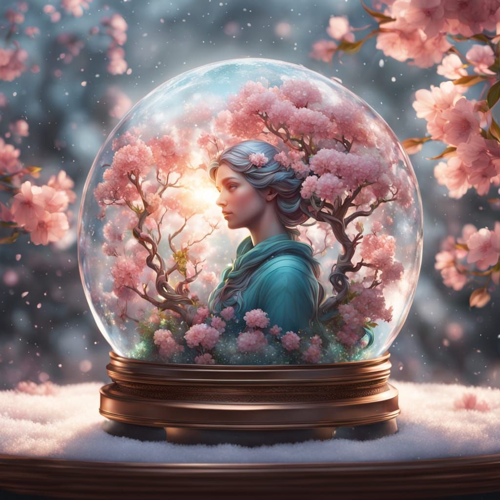 Spring Awakening in a Snow Globe Wonderland