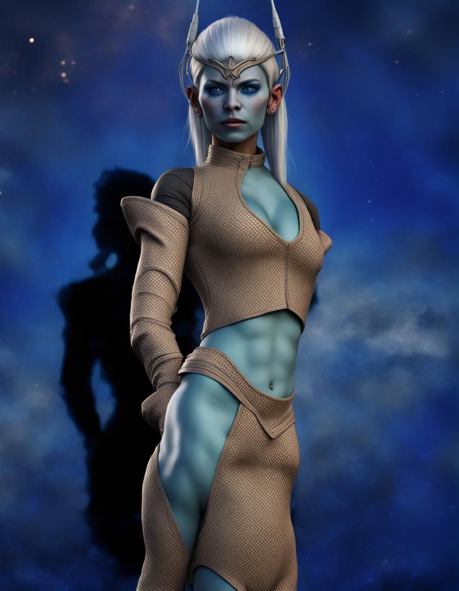 Andorian/Human Hybrid