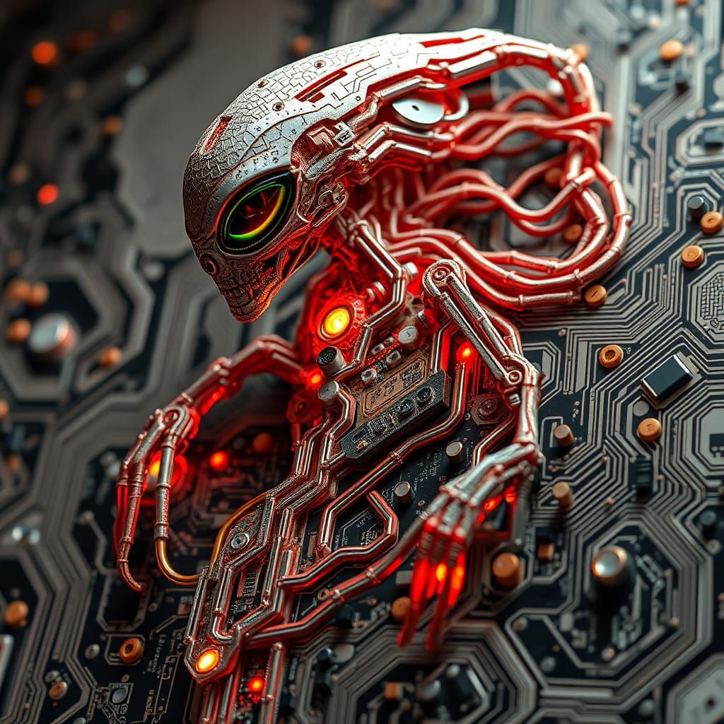 Motherboard Organic Alien Integration