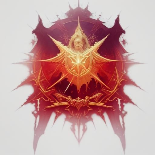 Assassin's Coat of Arms: Cosmic Horror Illustration