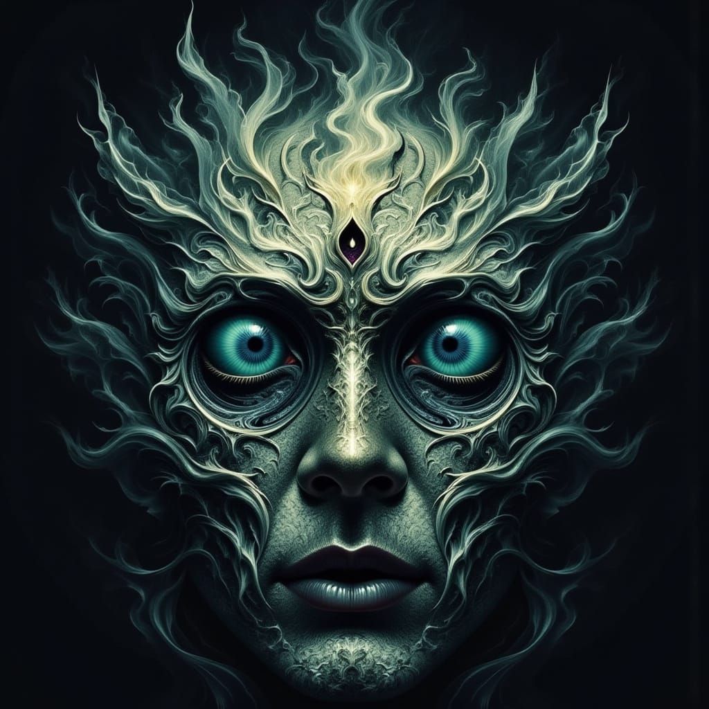 Dreamlike Surrealism in Ethereal Magic Flux Style