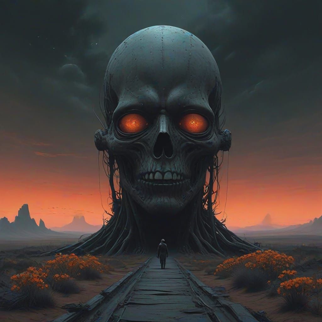 Hurtling Down a Biomechanical Slide into Cosmic Surrealism