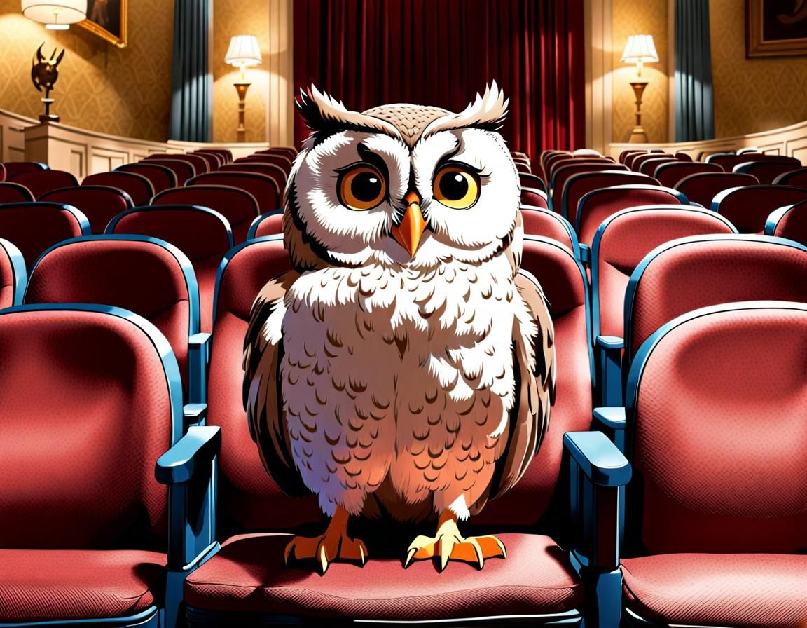 Owl Directs O'RLY Meme Movie: 3D Digital Art
