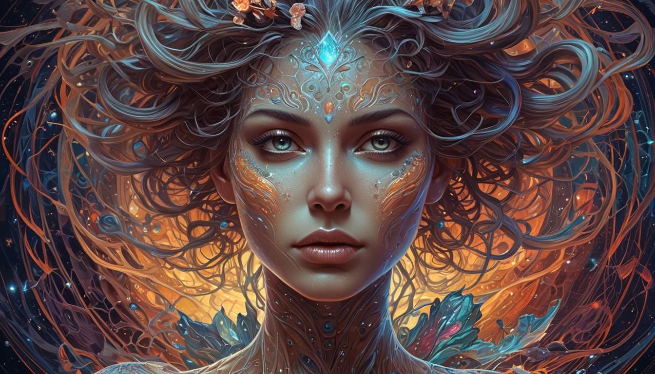 Otherworldly Being from Proxima Centauri as Digital Art