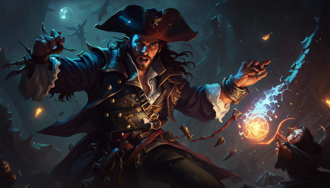 A pirate sorcerer
