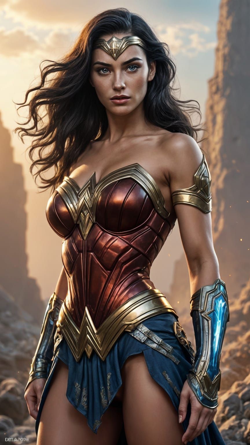 Wonder Woman Reimagined in MCU Aesthetic