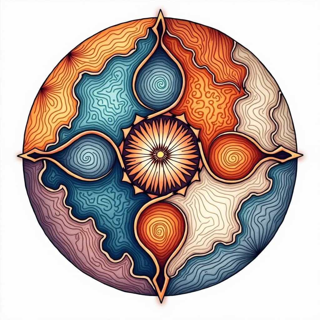 Boho Logo Design: Harmony of Nature's Elements