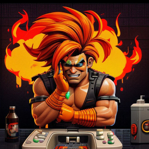 Old Captain America's Pixelated Bathroom Blunder in Retro 8-...