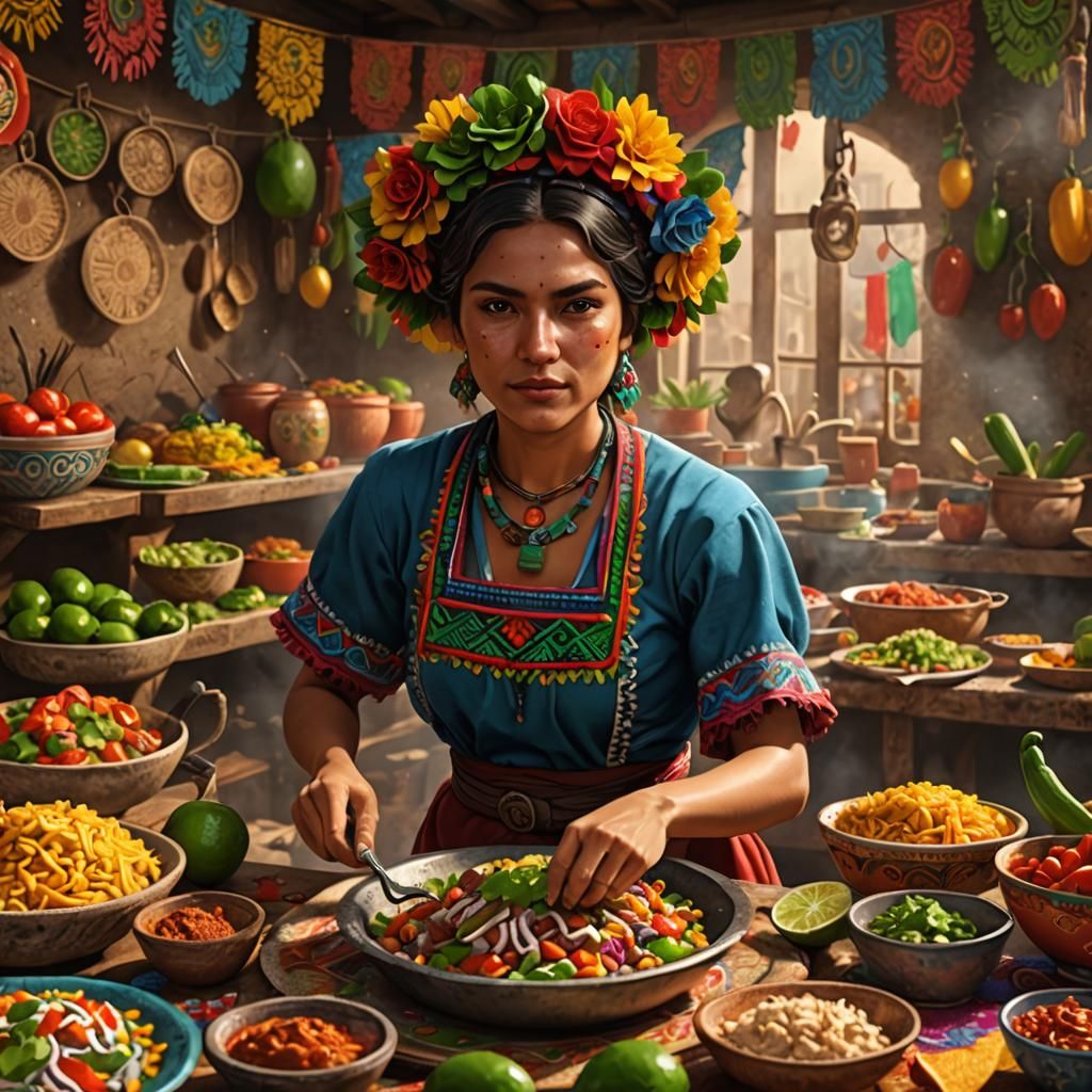 Cinco de Mayo Feast: A Fantasy Concept Art