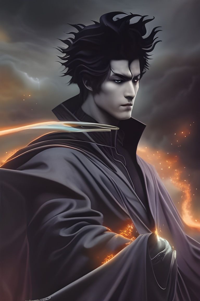 Dreamy God Morpheus Portrait in Fantasy Art Style