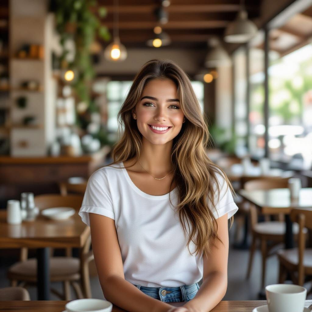 Beautiful 7-Year-Old Girl with Blue Eyes and Blonde Hair