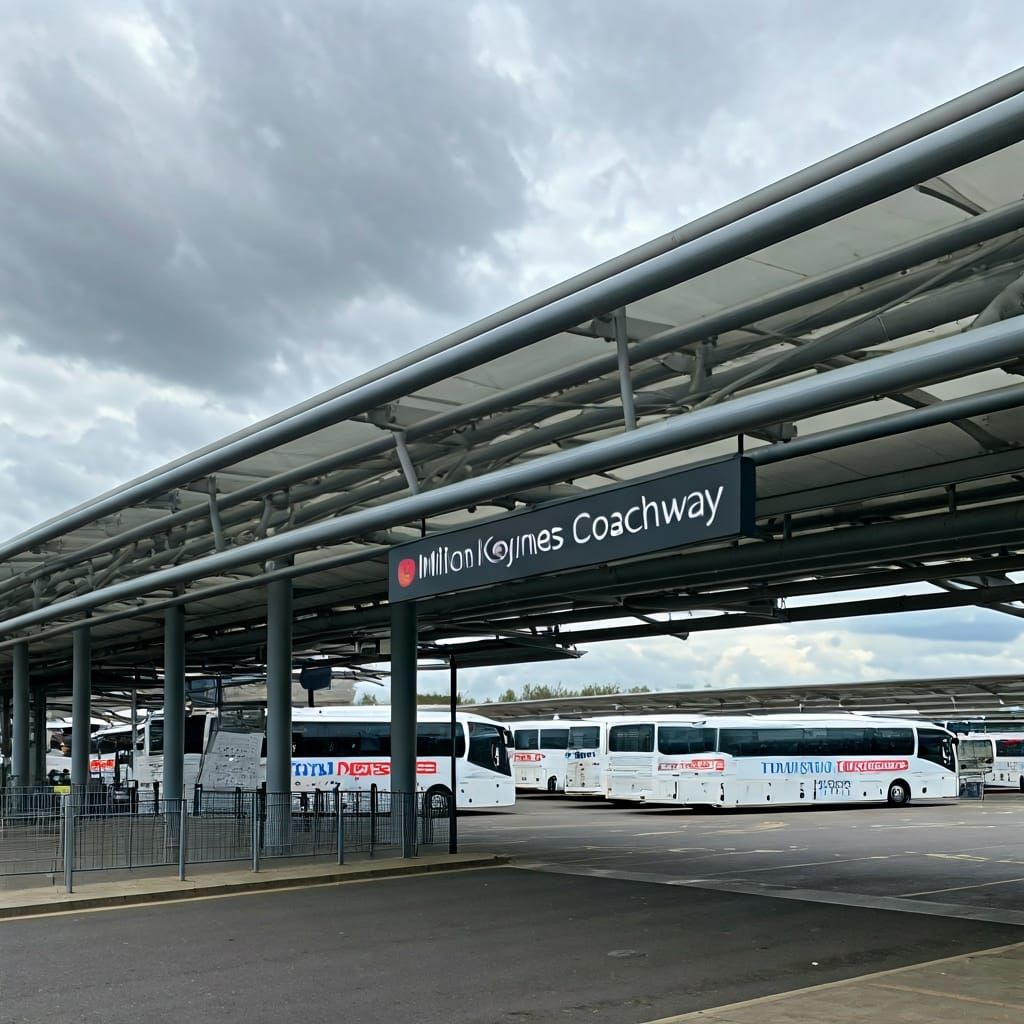 Milton Keynes Coachway, (a coach station)