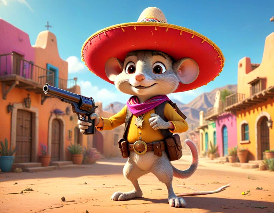 Speedy Gonzales mexican sheriff mouse