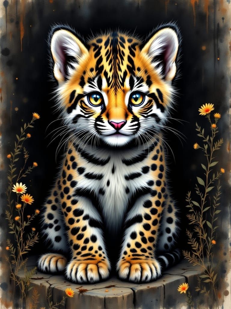 Jaguar pawtrait