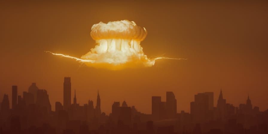 New York City Devastated by Nuclear Fireball