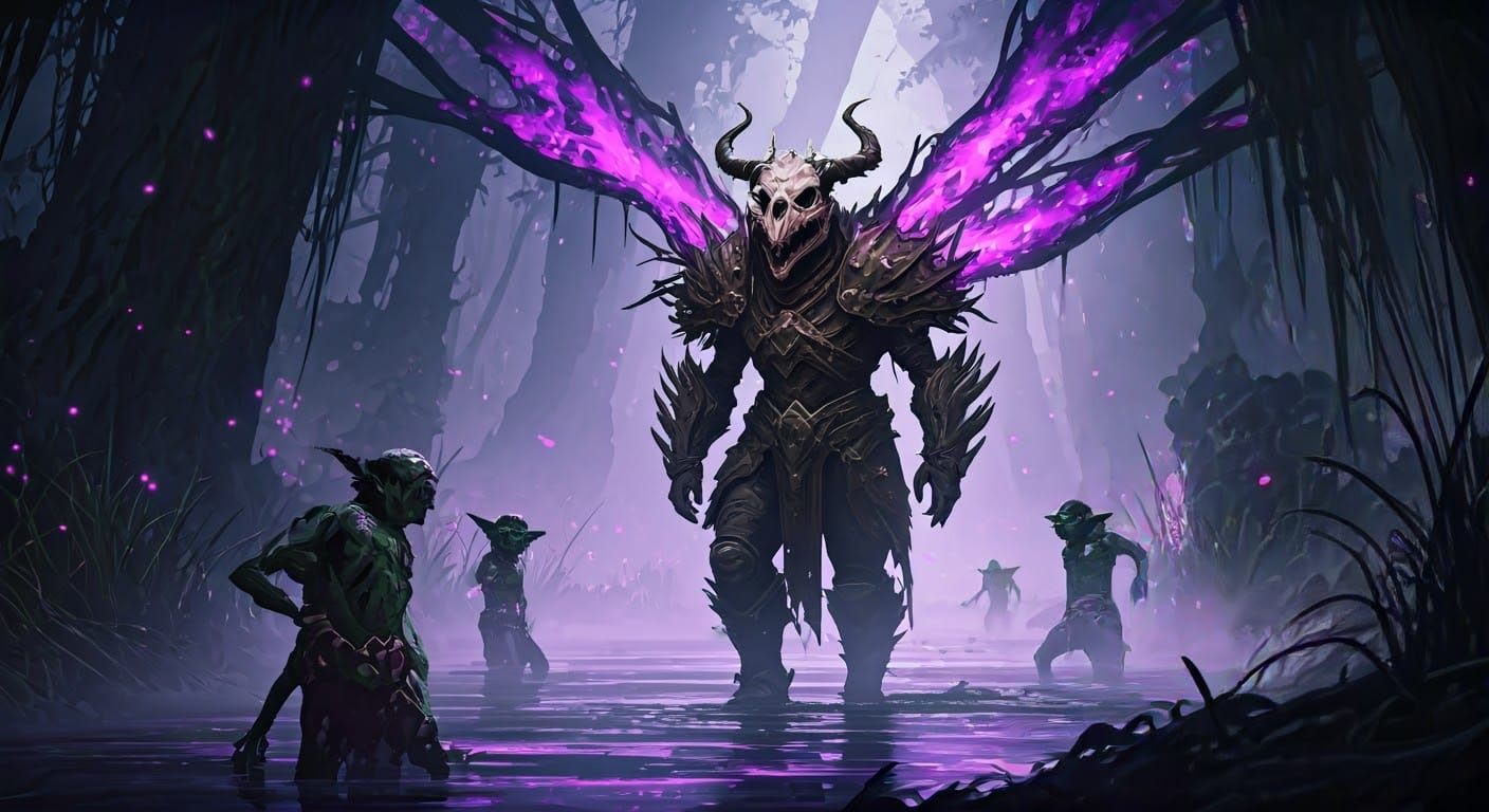 Circle of Spores Druid, Fallen Aasimar