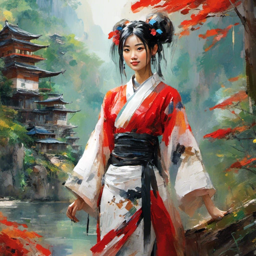 beautiful japan gothi female