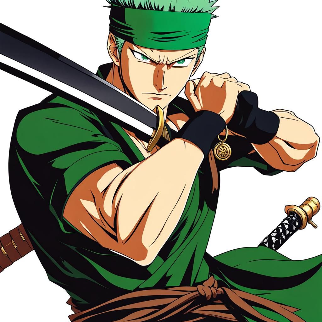 Roronoa Zoro Anime Key Visual