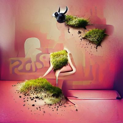 Detailed Close-Up of Vibrant Green Moss